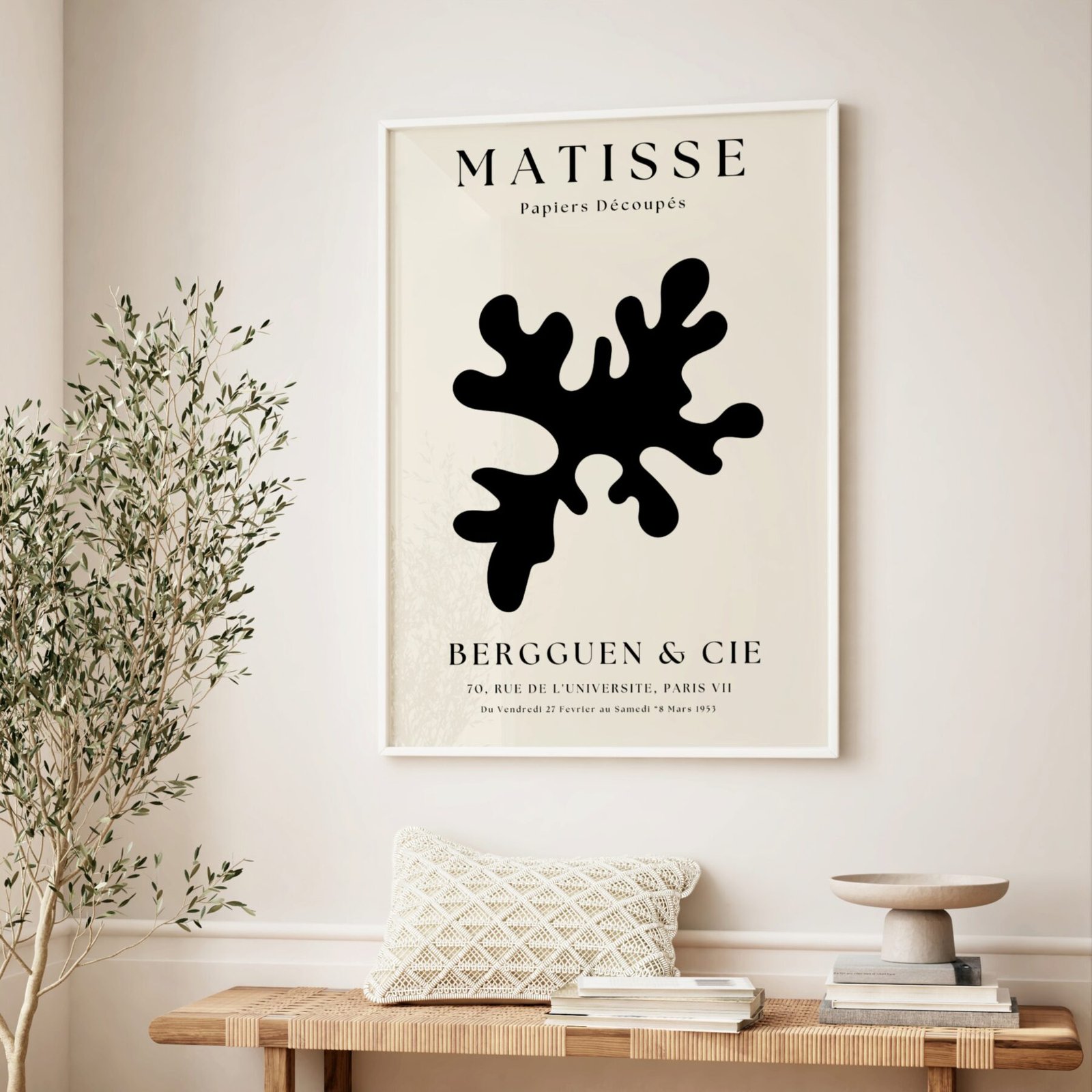 Matisse Abstract II Black Front Matisse Abstract II - Printable