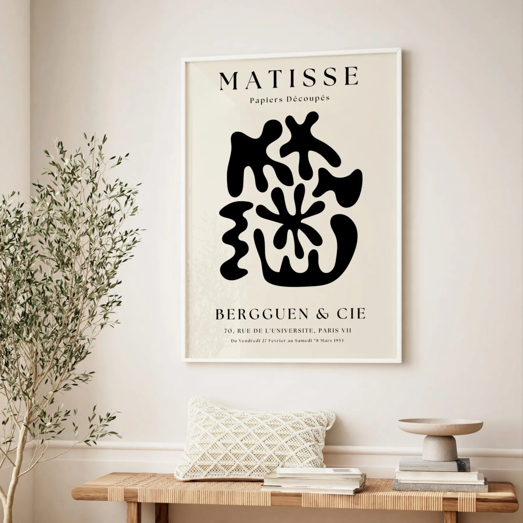 Matisse Abstract III Blue Front Matisse Abstract IIIa