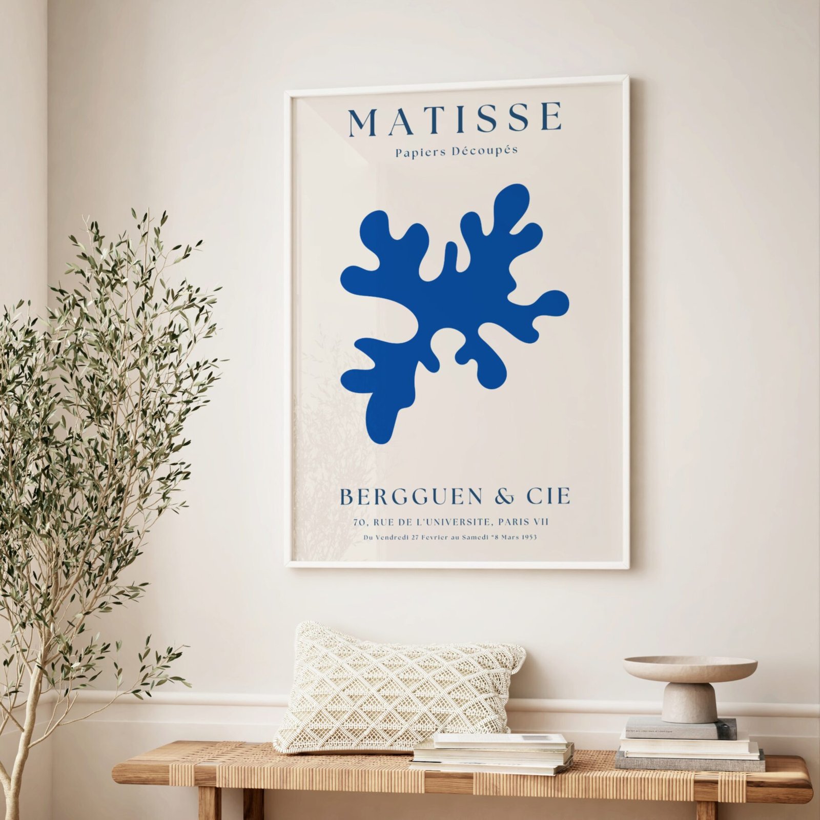 Matisse Abstract II Blue Front Matisse Abstract II - Printable