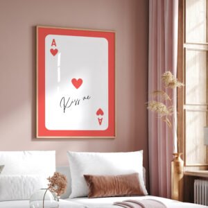 Kiss Me Ace - Printable