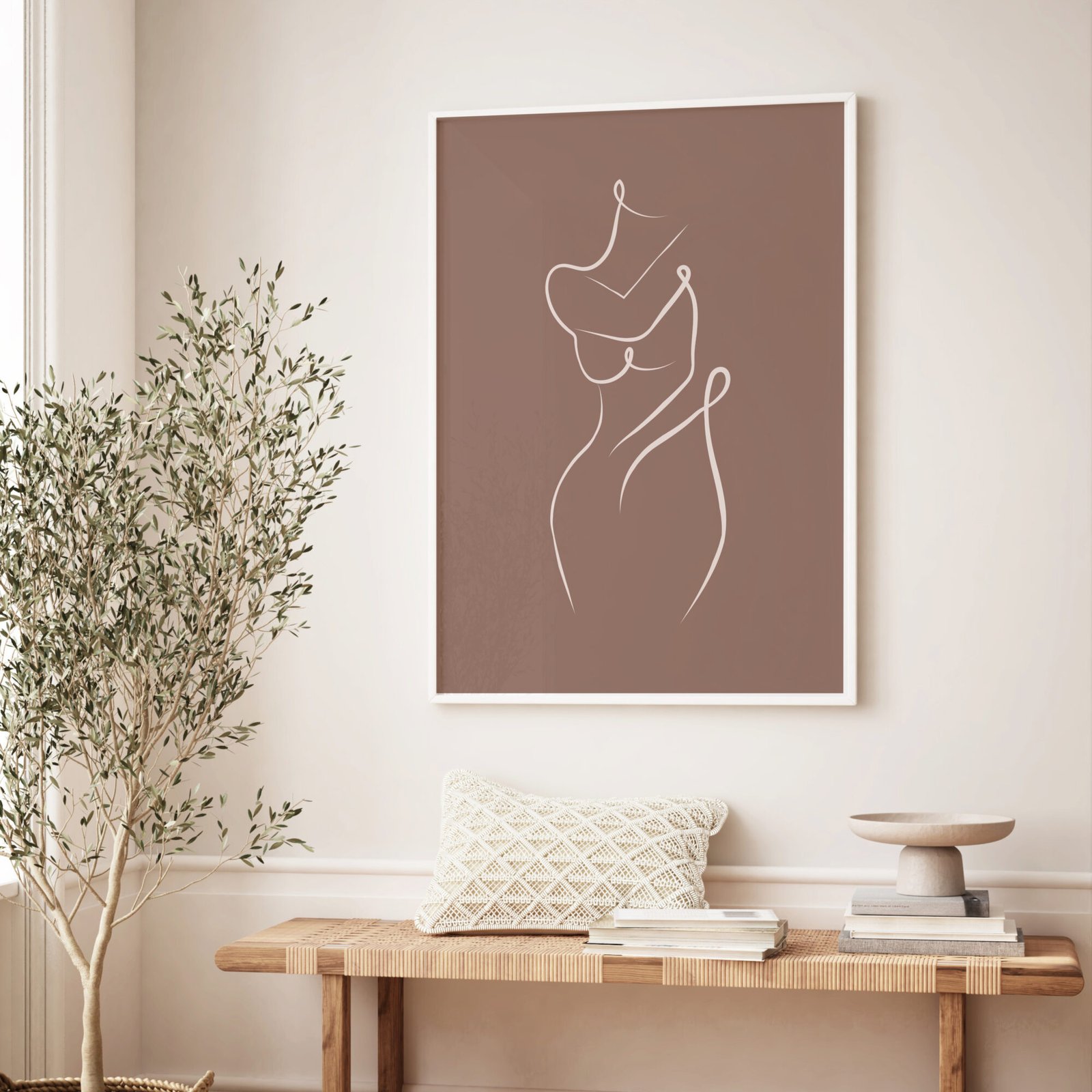 Line art - Poised Elegance