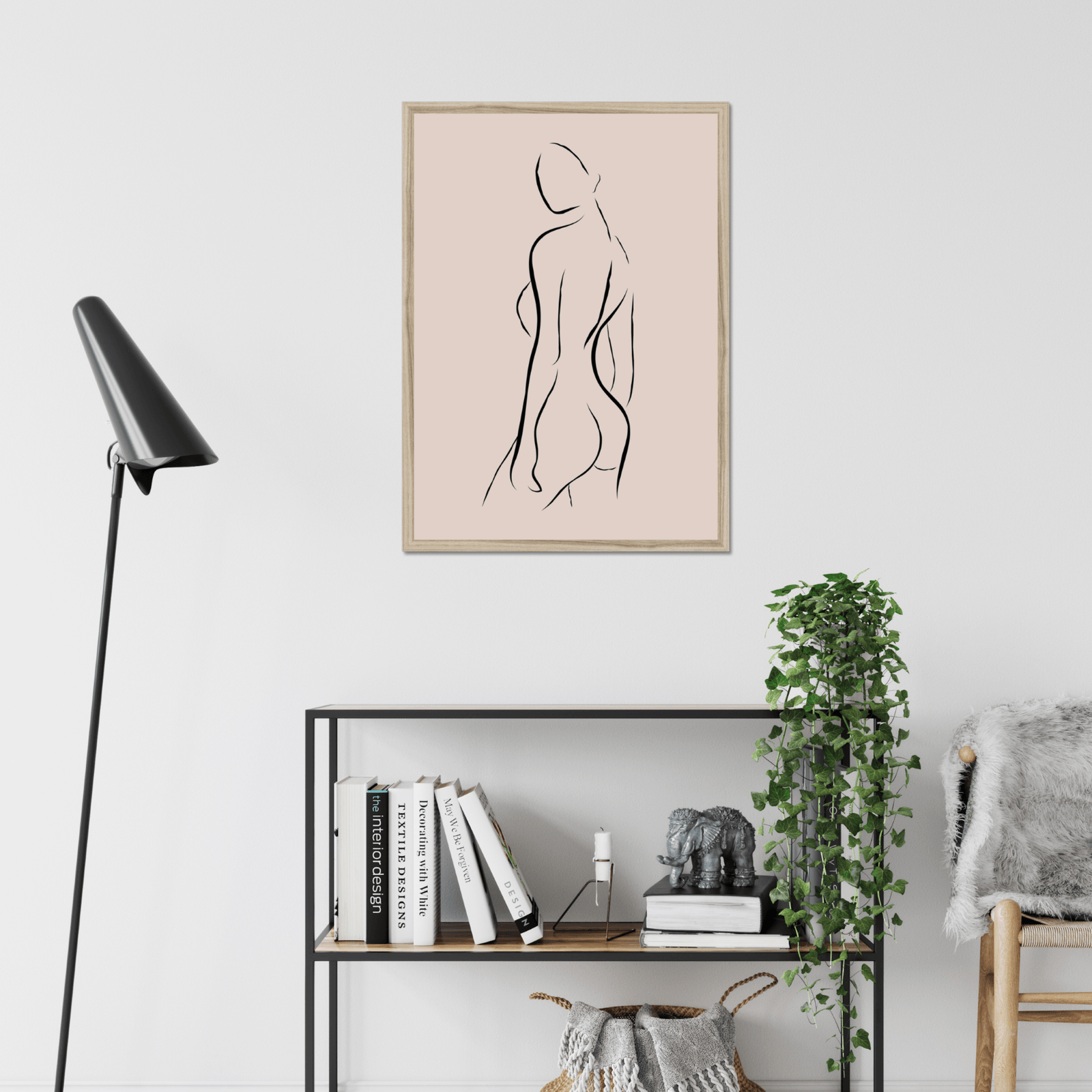 Line art - Serene Silhouette