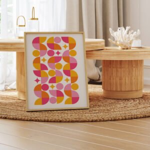 Pink and Yellow Bauhaus - Concept I