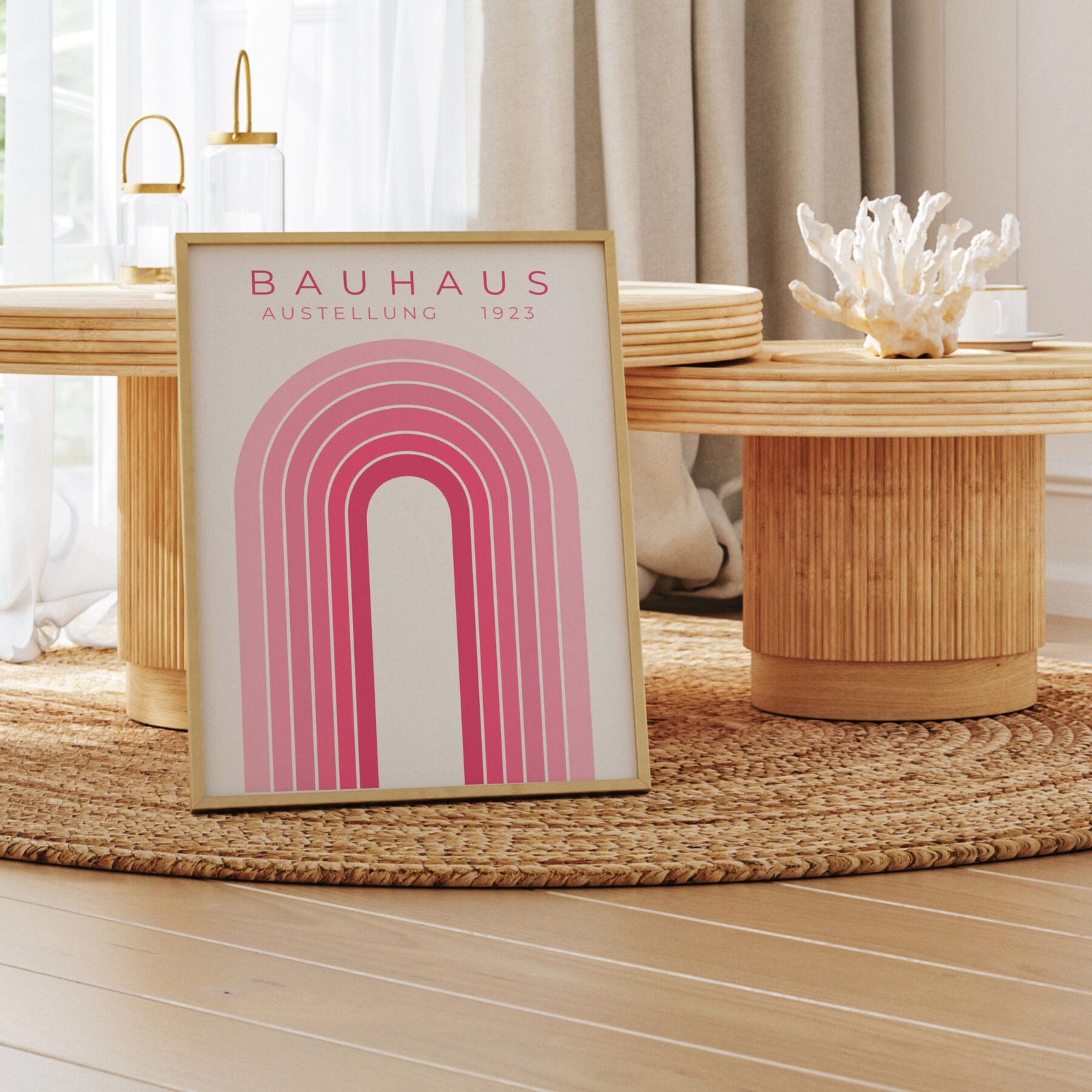 Pink and Yellow Bauhaus - Concept II