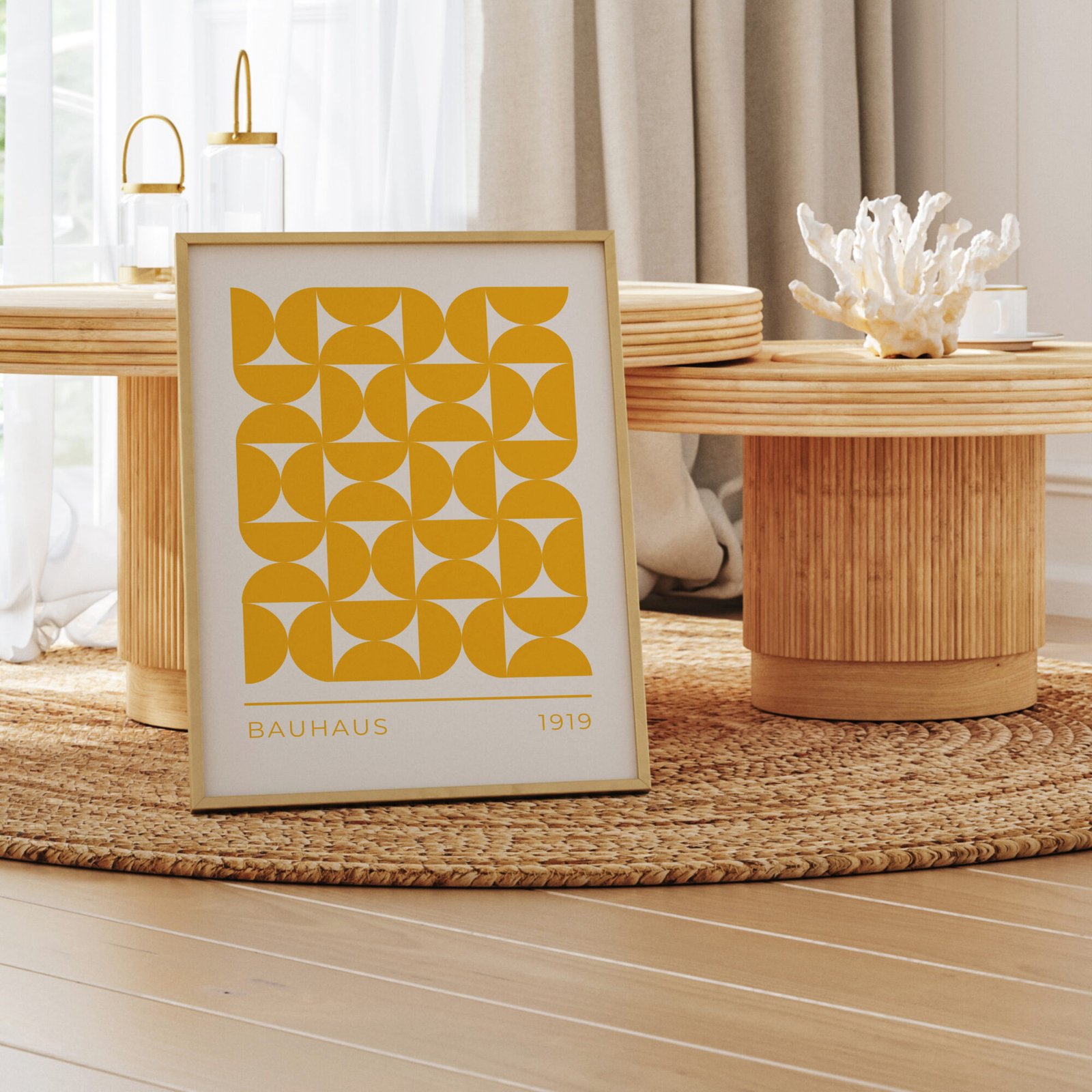 Pink and Yellow Bauhaus - Concept III