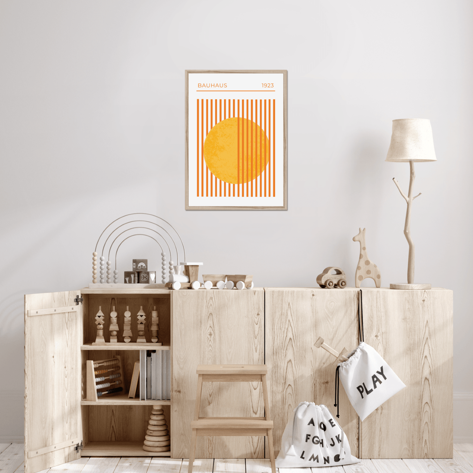 Pink and Yellow Bauhaus - Concept IV