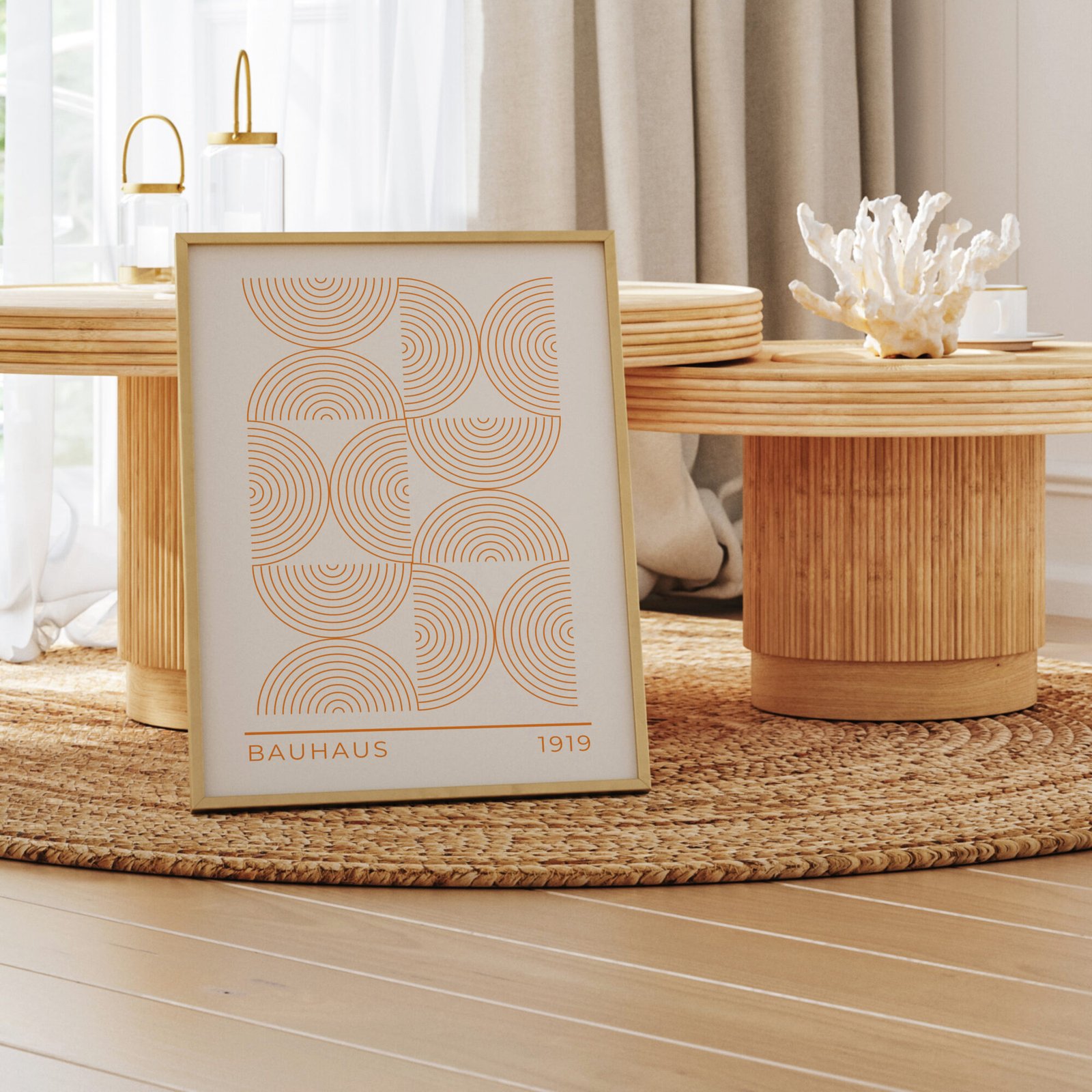 Pink and Yellow Bauhaus - Concept V