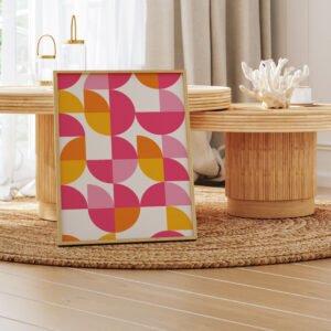 Pink and Yellow Bauhaus - Concept VI