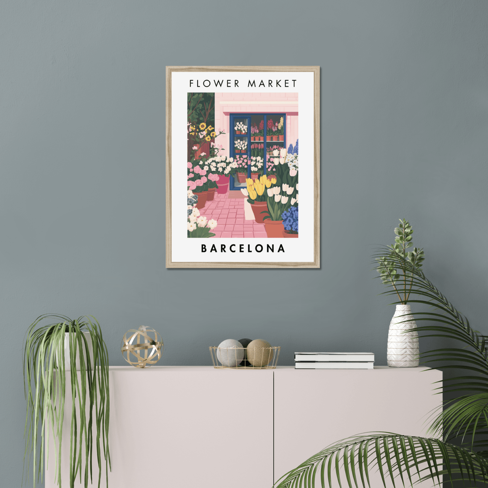 Barcelona Flower Market