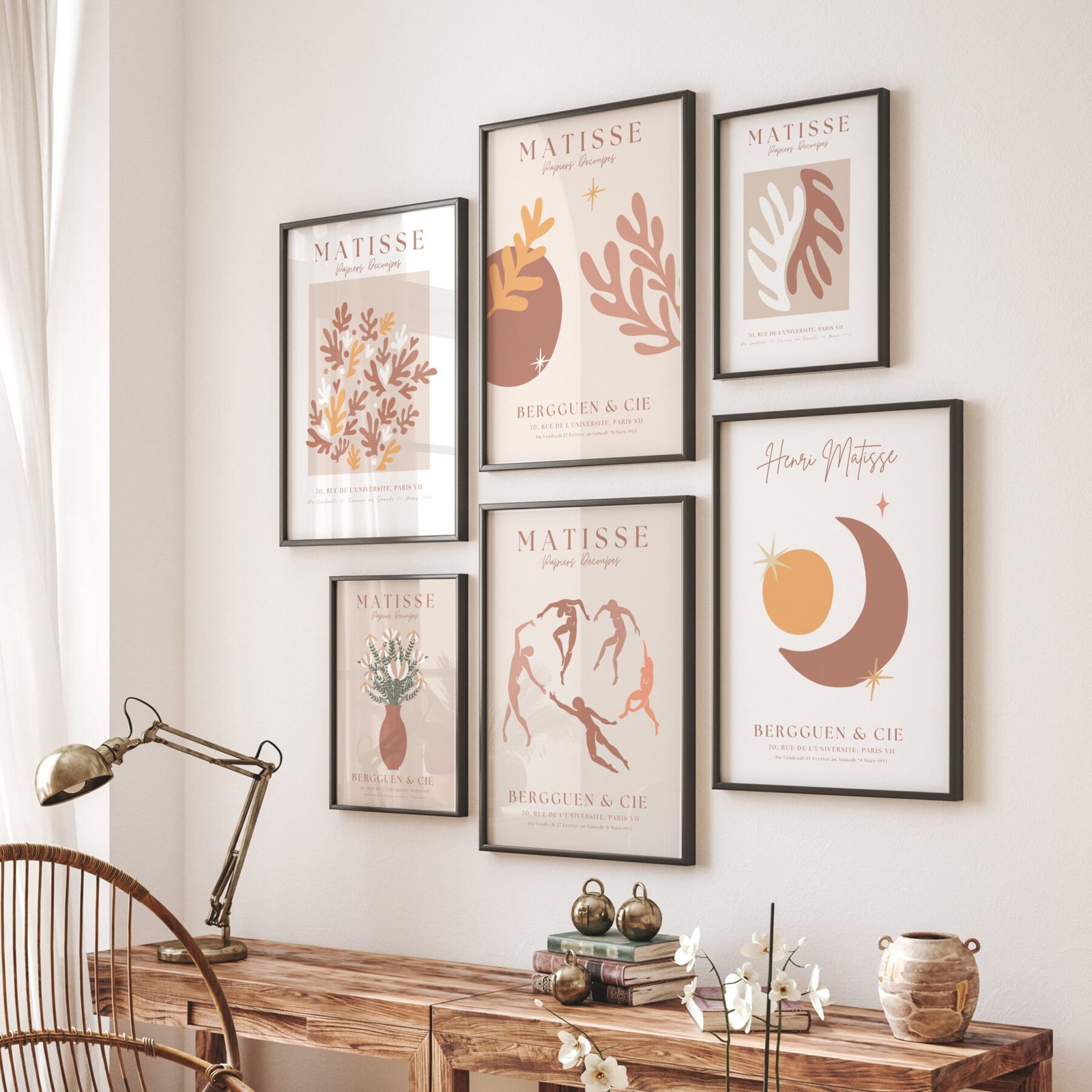 Matisse Gallery Wall in Neutral tones